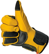 BILTWELL Borrego Gloves - Gold/Black - Small 1506-0701-302