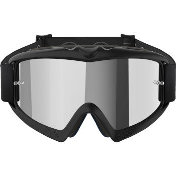 ALPINESTARS Goggles Youth Vision Goggles - Corp - Black - Silver Mirror 5140225-1456