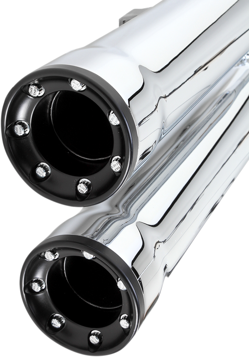 COBRA 3" RPT Mufflers for '07-'13 XL - Chrome 6080