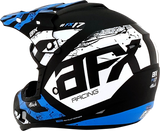 AFX FX-17Y Motorcycle Helmet - Attack - Matte Black/Blue - Large 0111-1410