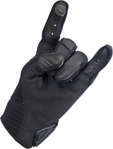 BILTWELL Bridgeport Gloves - Black Out - Large 1509-0101-304