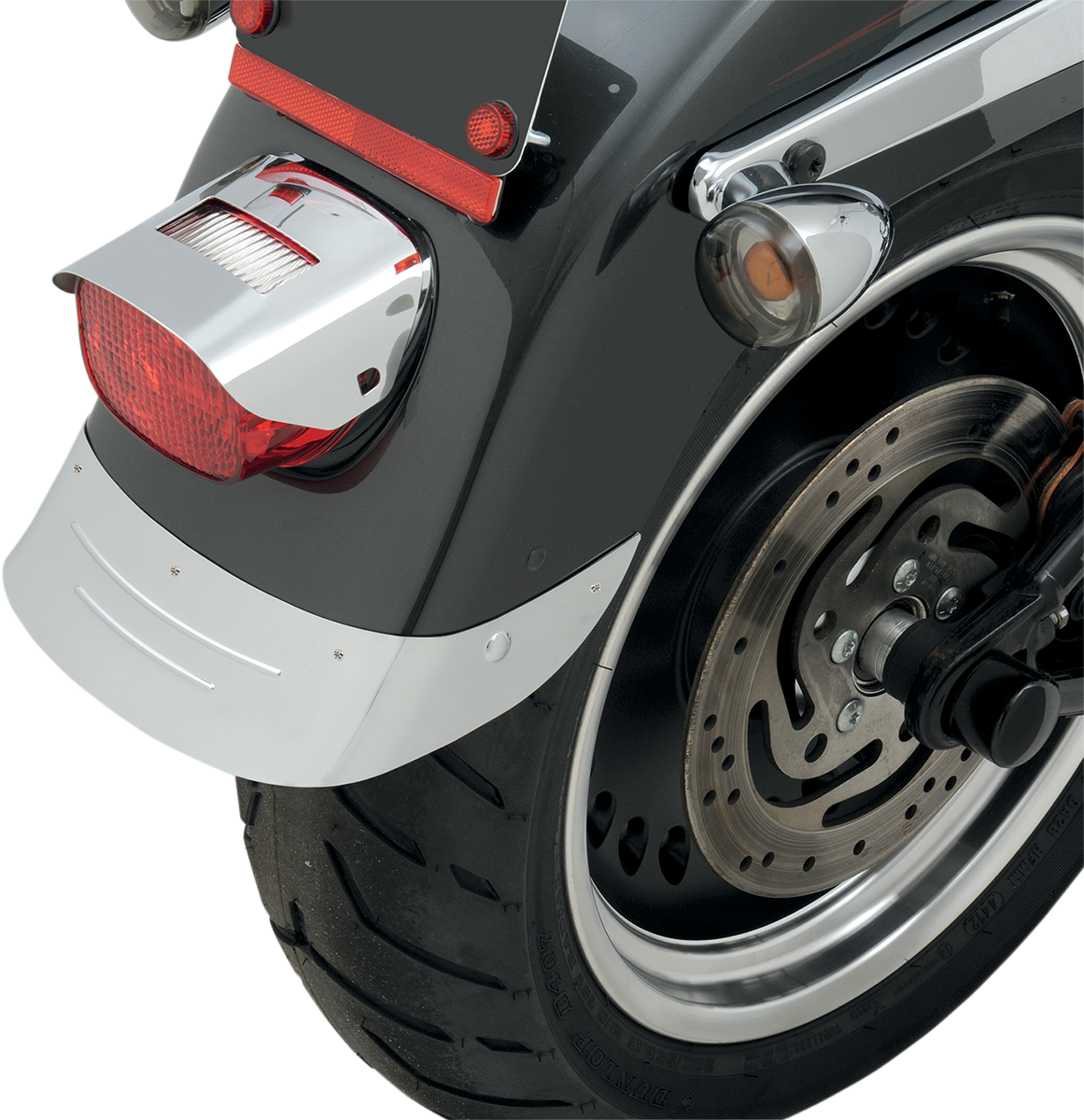 DRAG SPECIALTIES Fender Skirt - Chrome - Rear 77131A