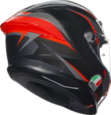 AGV K6 S Motorcycle Helmet - Slashcut - Black/Gray/Red - Small 2118395002014S