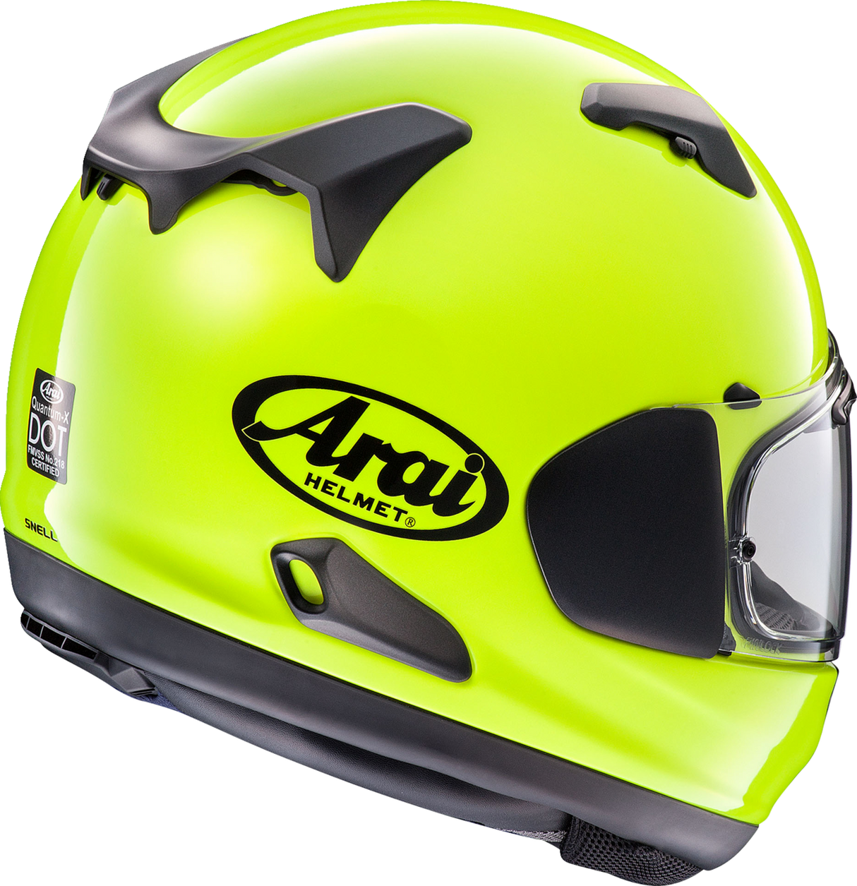 ARAI Quantum-X Motorcycle Helmet - Fluorescent Yellow - XL 0101-15734