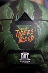 ICON Domain™ Motorcycle Helmet - Tiger's Blood - Green - 3XL 0101-14929