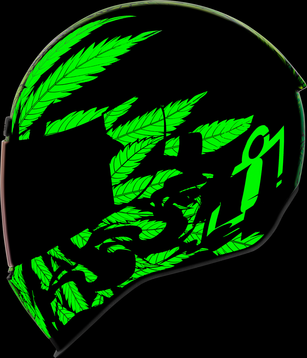 ICON Airform™ Motorcycle Helmet - Ritemind Glow™ - Green - Large 0101-14081