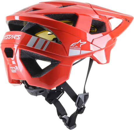 ALPINESTARS Vector Tech Helmet - Bright Red/Light Gray Glossy - MIPS® - Medium 8700721-3199-MD