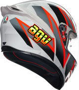 AGV K1 S Motorcycle Helmet - Blipper - Gray/Red - Small 2118394003030S