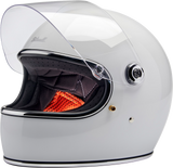 BILTWELL Gringo S Motorcycle Helmet - Gloss White - XS 1003-102-501