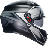 AGV K3 Motorcycle Helmet - Compound - Matte Black/Gray - XL 2118381004008XL