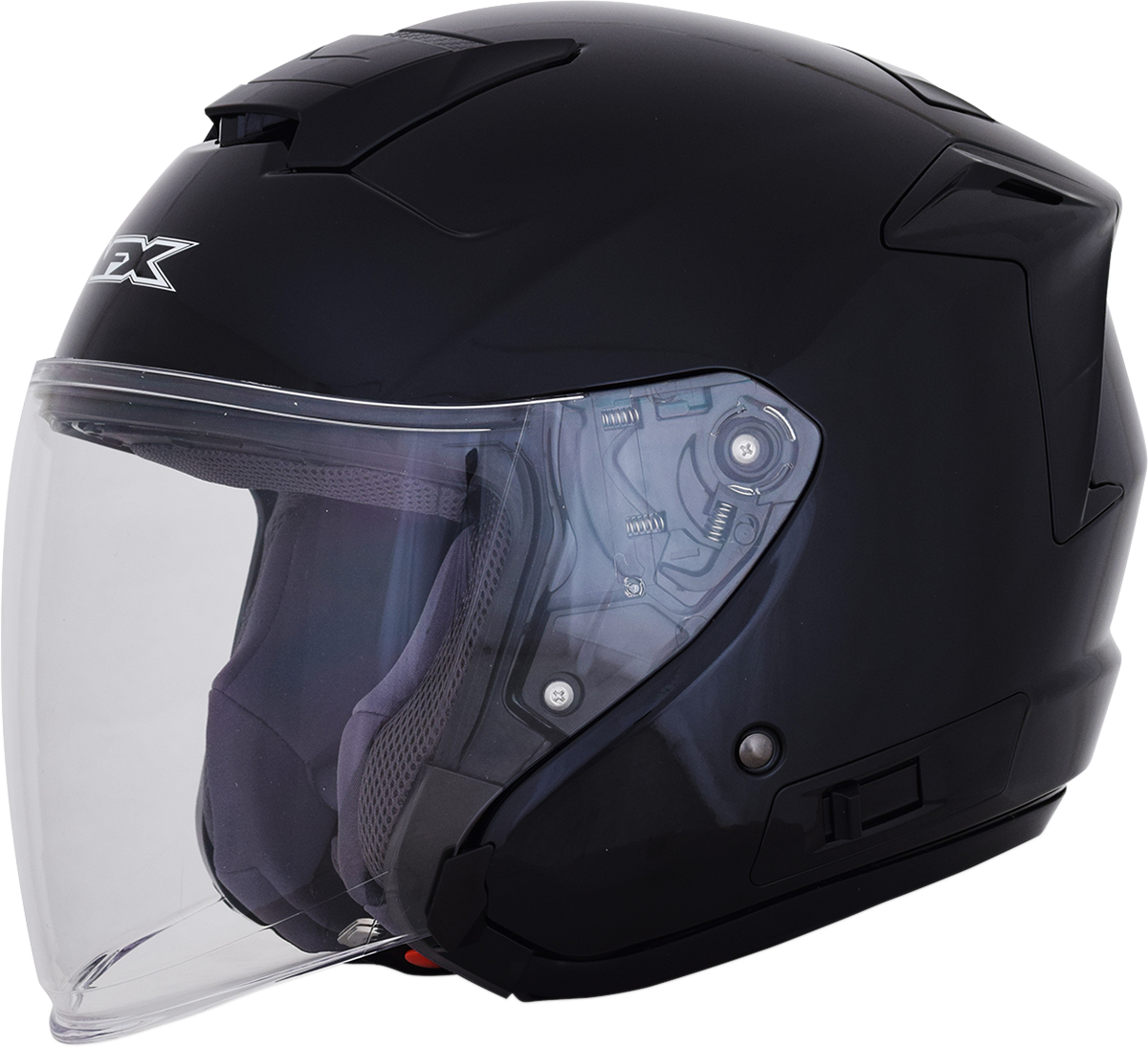 AFX FX-60 Motorcycle Helmet - Gloss Black - Large 0104-2563