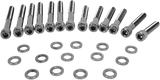 DRAG SPECIALTIES Bolt Kit - Knurled - Camshaft Cover MK687BK