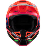 ALPINESTARS Youth SM3 Motorcycle Helmet - Deegan - Gloss Orange Fluo/Purple/Pink Fluo - Large  8301425-433-YL