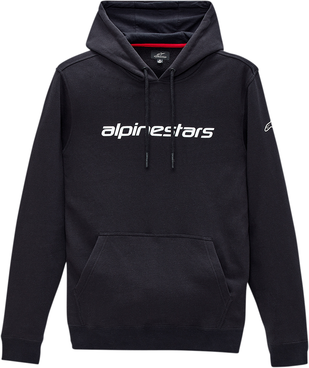 ALPINESTARS Linear Hoodie - Black/White - Medium 12135167010M