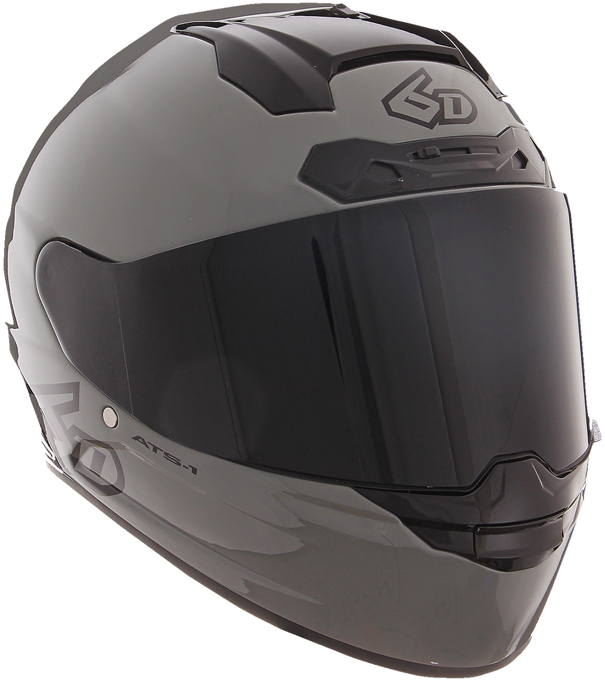 6D ATS-1R Motorcycle Helmet - Gloss Gray - Small 30-0975