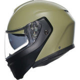 AGV Streetmodular Motorcycle Helmet - Mono - Matte Pastello Green/Black - 2XL 21182960020102X