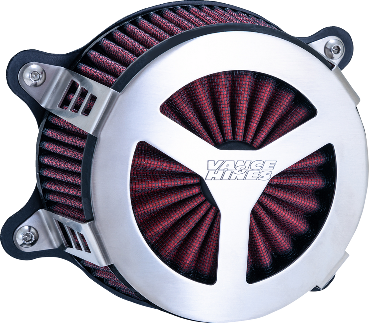 VANCE & HINES VO2 Radiant III Air Cleaner - Brushed 71454