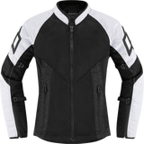 ICON Women's Mesh™ AF Jacket - White/Black - 3XL 2822-1496