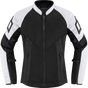 ICON Women's Mesh™ AF Jacket - White/Black - 3XL 2822-1496