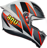 AGV K1 S Motorcycle Helmet - Blipper - Gray/Red - Large 2118394003030L