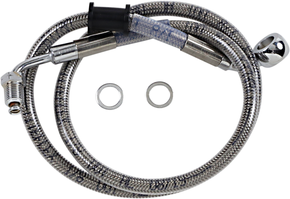 DRAG SPECIALTIES Brake Line - +6" - Stainless Steel - '18-'21 Softail 618604-6