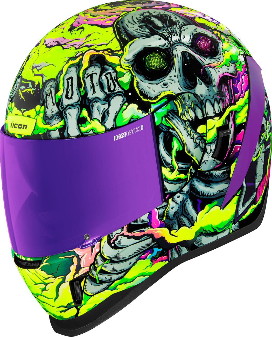 ICON Airform™ Motorcycle Helmet - Hippy Dippy - Purple - XS 0101-16024