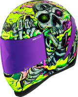 ICON Airform™ Motorcycle Helmet - Hippy Dippy - Purple - XS 0101-16024