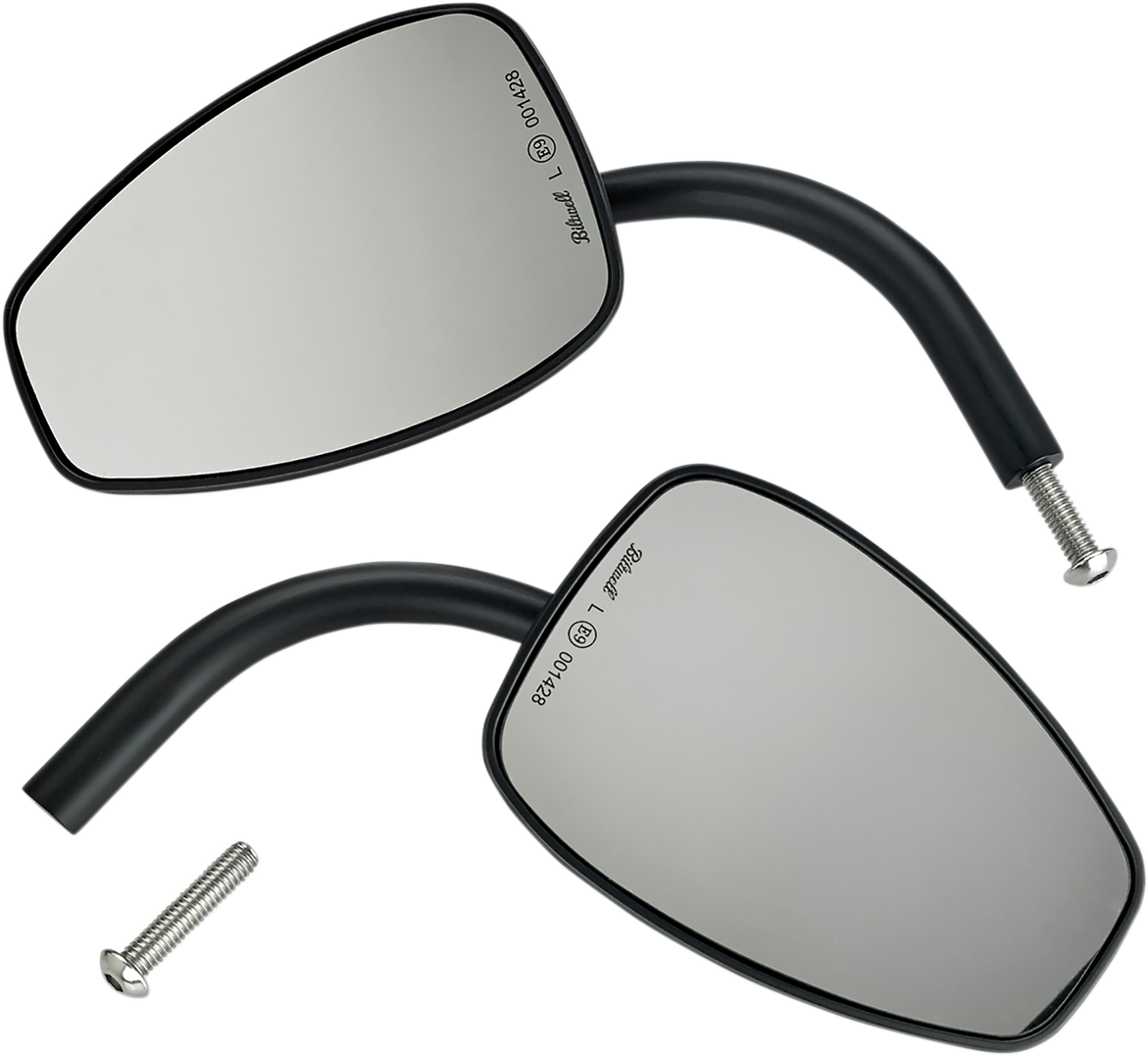 BILTWELL Mirror - Tear Drop - Black 6504-400-132