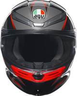 AGV K6 S Motorcycle Helmet - Slashcut - Black/Gray/Red - Small 2118395002014S