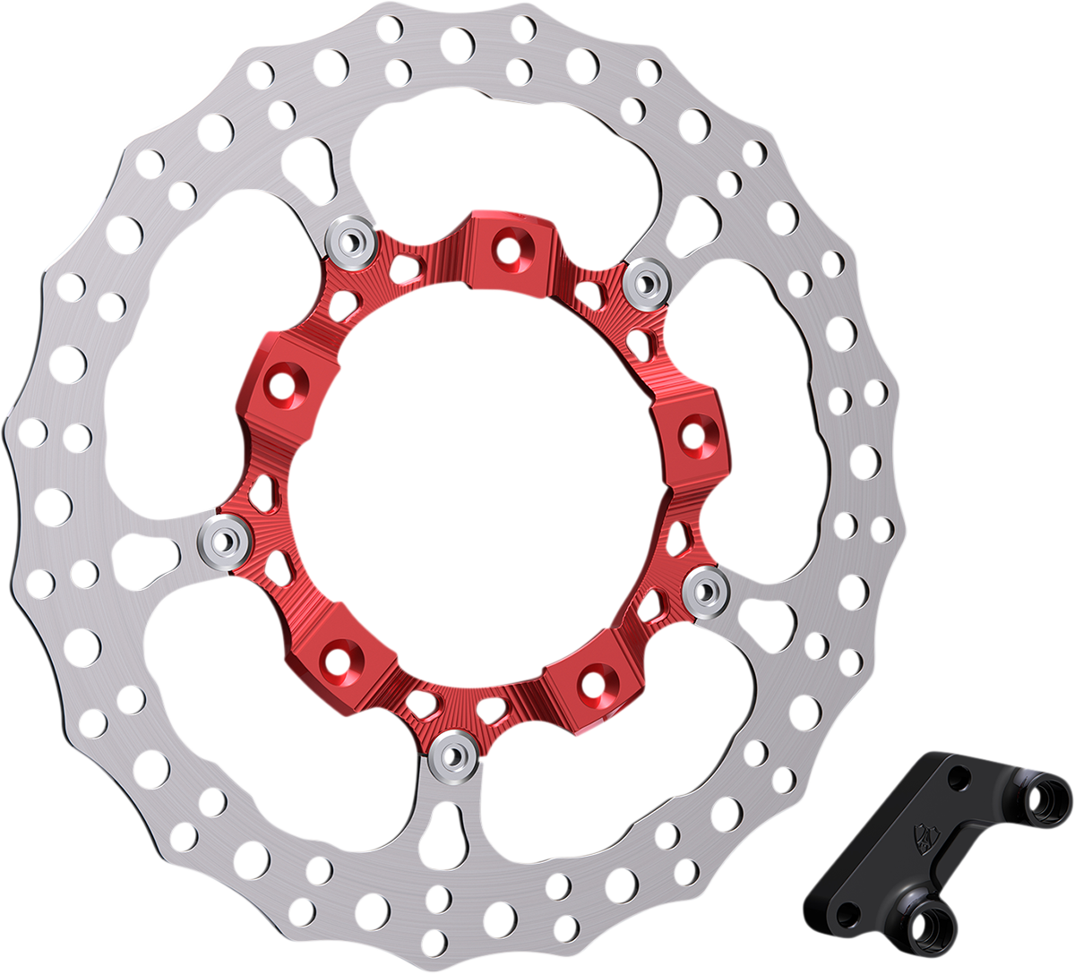 ARLEN NESS Rotor 14" - Front Right - Red 300-007