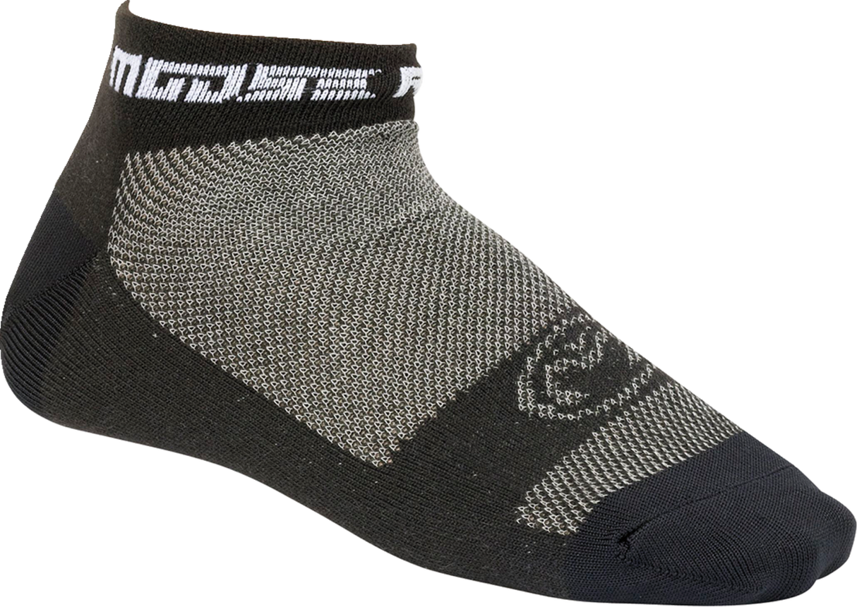 MOOSE RACING Casual Low Socks - Black/Gray - S/M 34310788