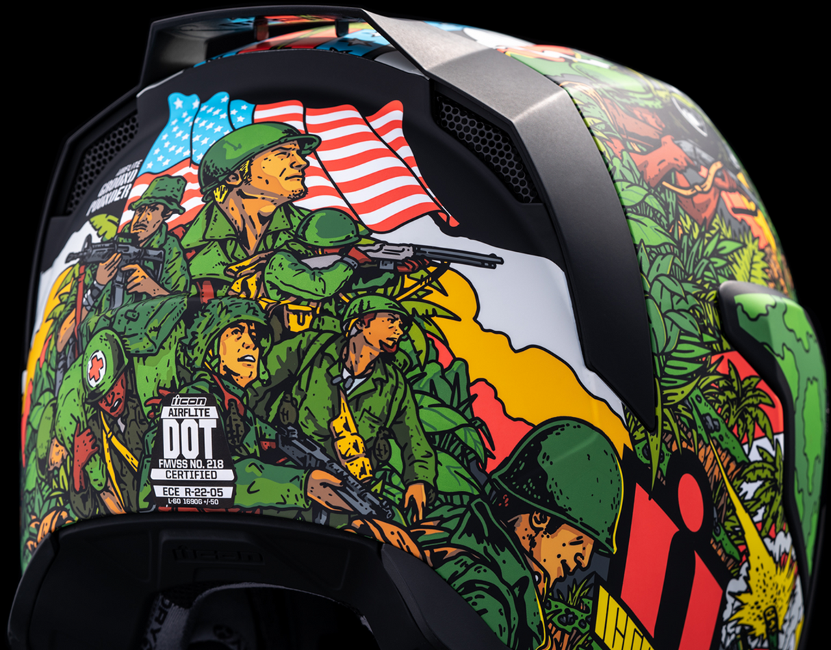 ICON Airflite™ Motorcycle Helmet - GP23 - Green - Small 0101-15058