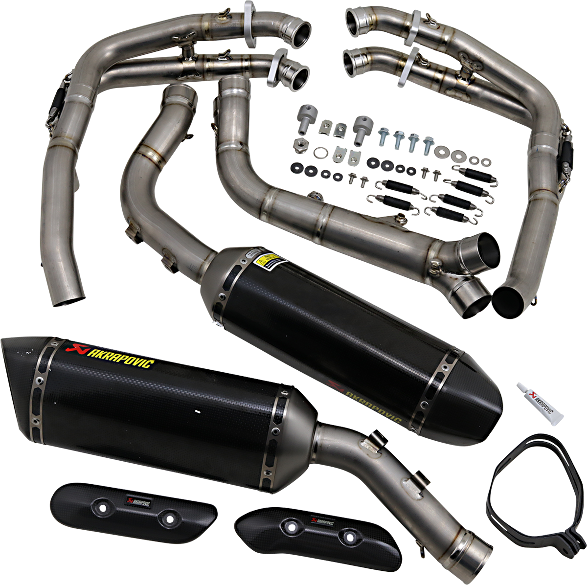 AKRAPOVIC Evolution Exhaust - Carbon Fiber - YZF-R1 S-Y10RFT10-ZC/2 1810-1792