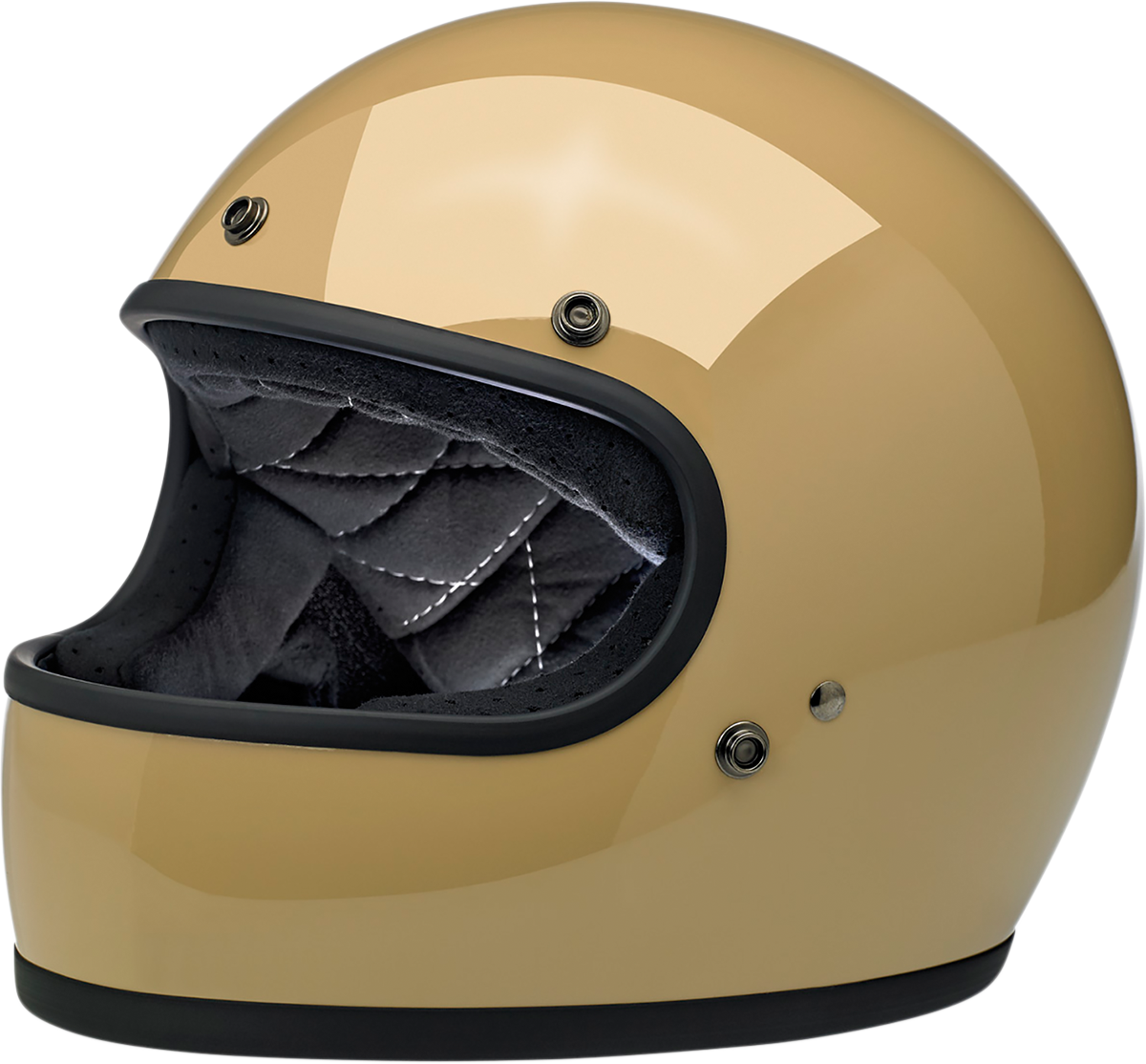 BILTWELL Gringo Motorcycle Helmet - Gloss Coyote Tan - Small 1002-114-102