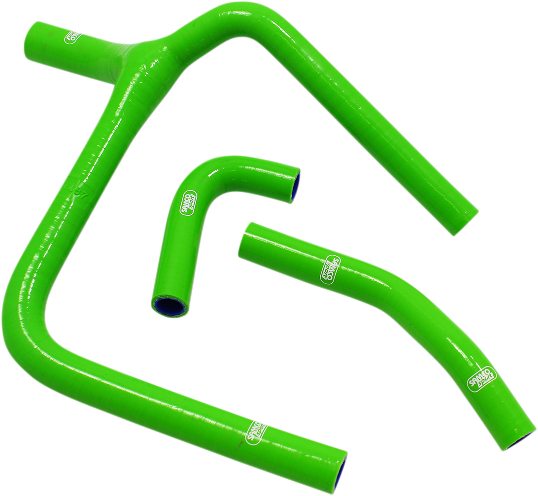 MOOSE RACING Race Fit Radiator Hose Kit - Green - Kawasaki KAW96-GN