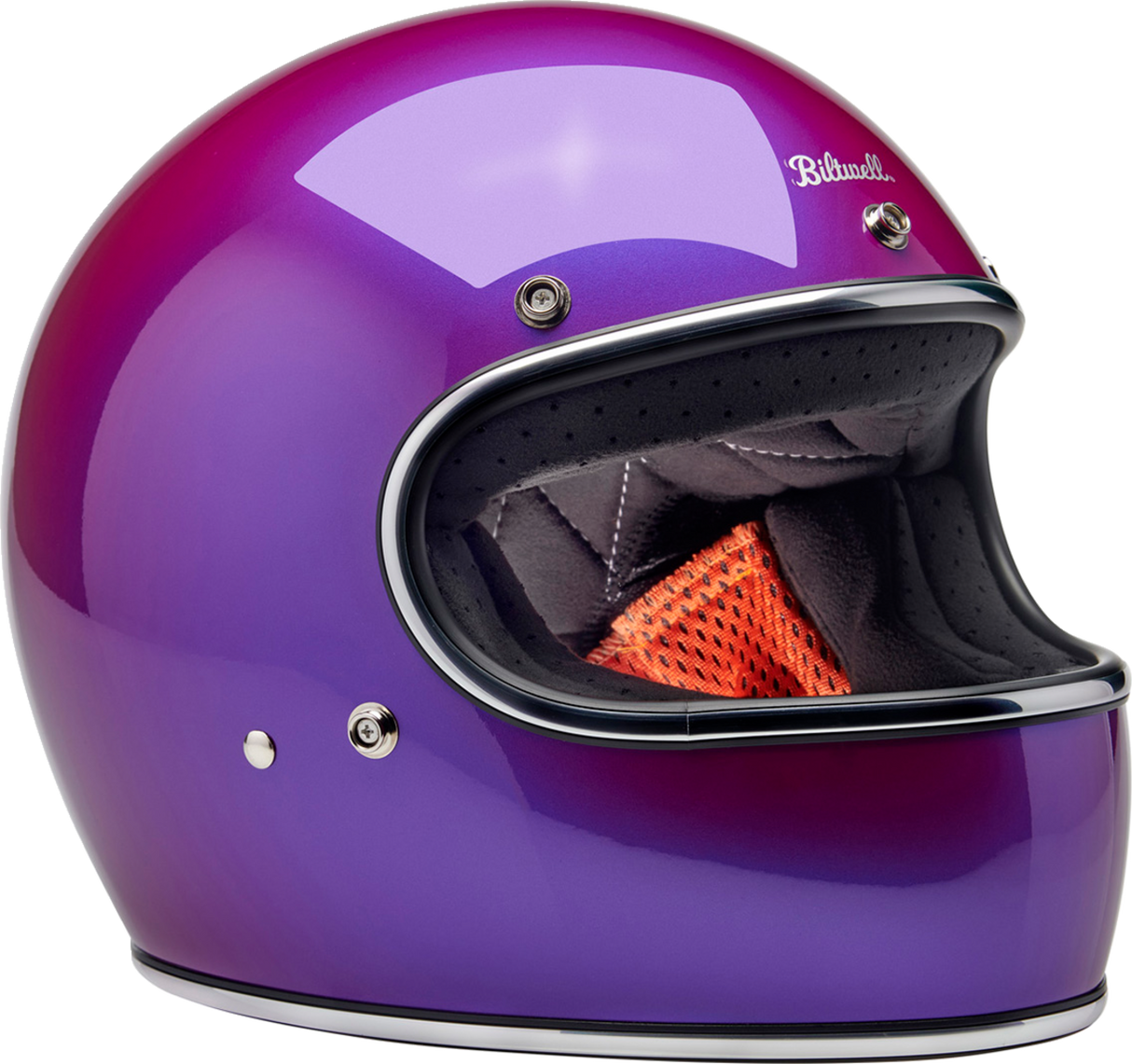 BILTWELL Gringo Motorcycle Helmet - Metallic Grape - XS 1002-339-501