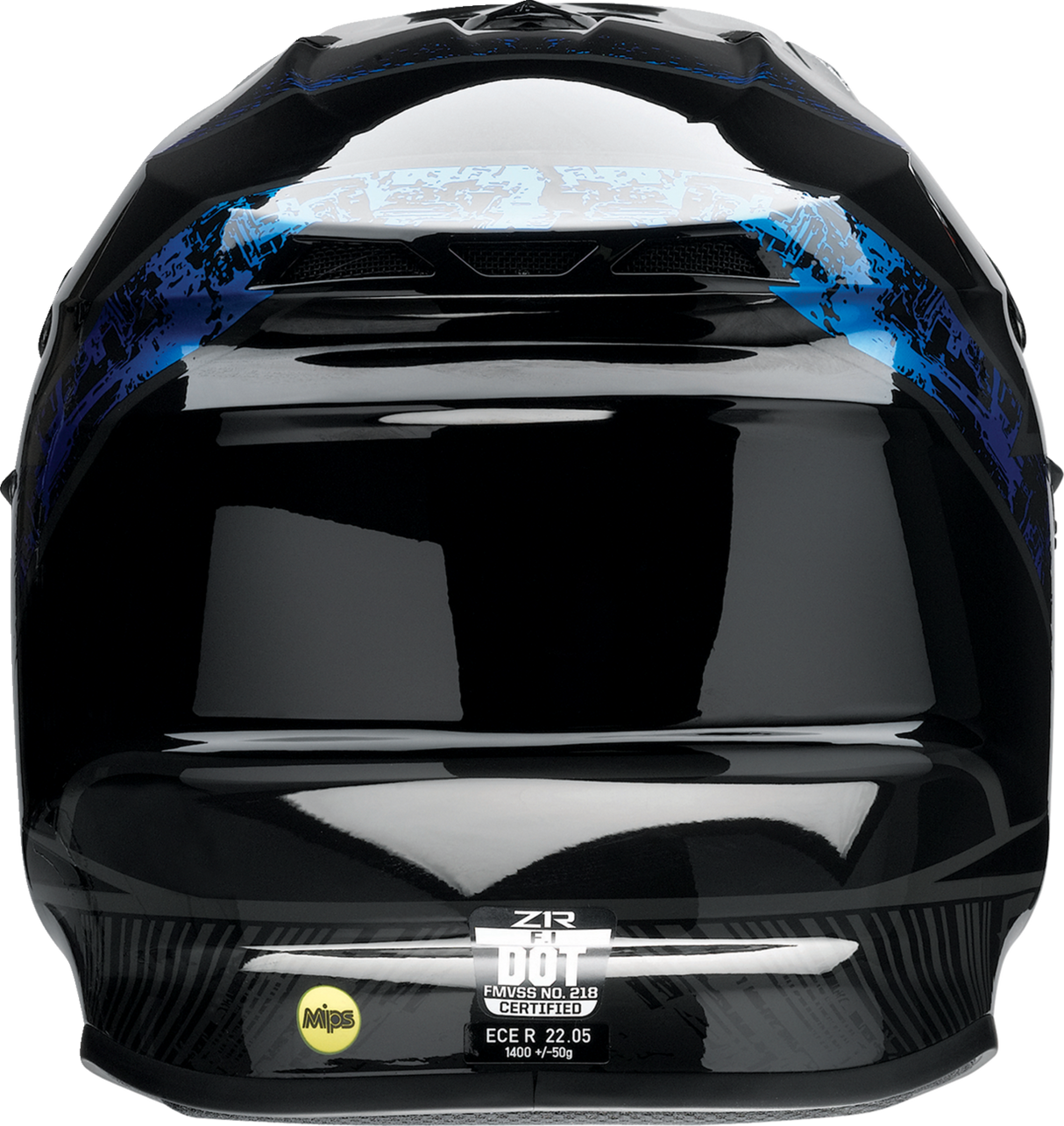 Z1R F.I. Motorcycle Helmet - Fractal - MIPS - Blue - XS 0110-7787