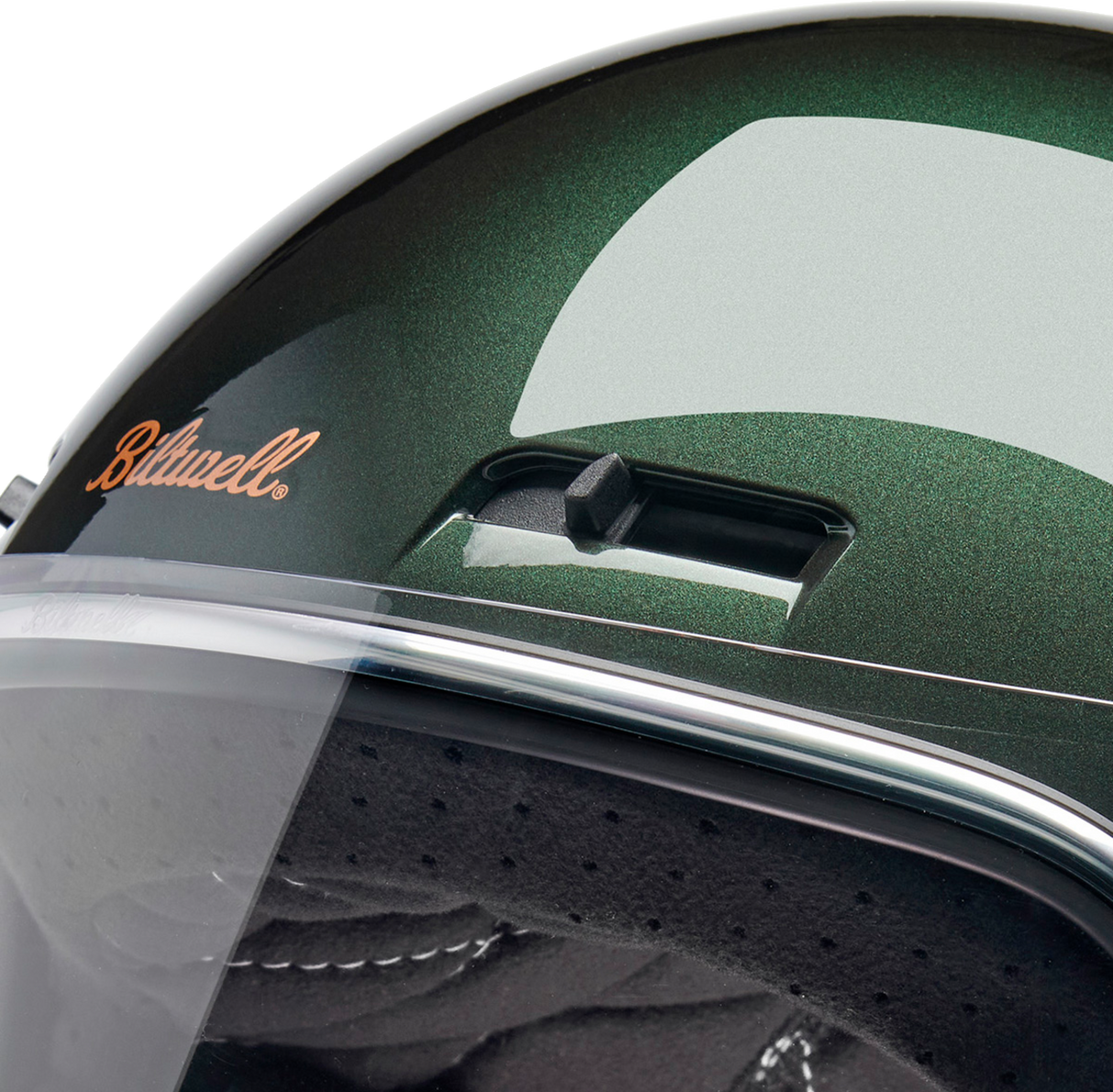 BILTWELL Gringo SV Motorcycle Helmet - Metallic Sierra Green - Large 1006-324-504