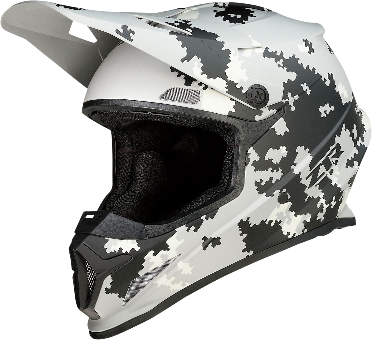 Z1R Rise Motorcycle Helmet - Digi Camo - Gray - Small 0110-7265