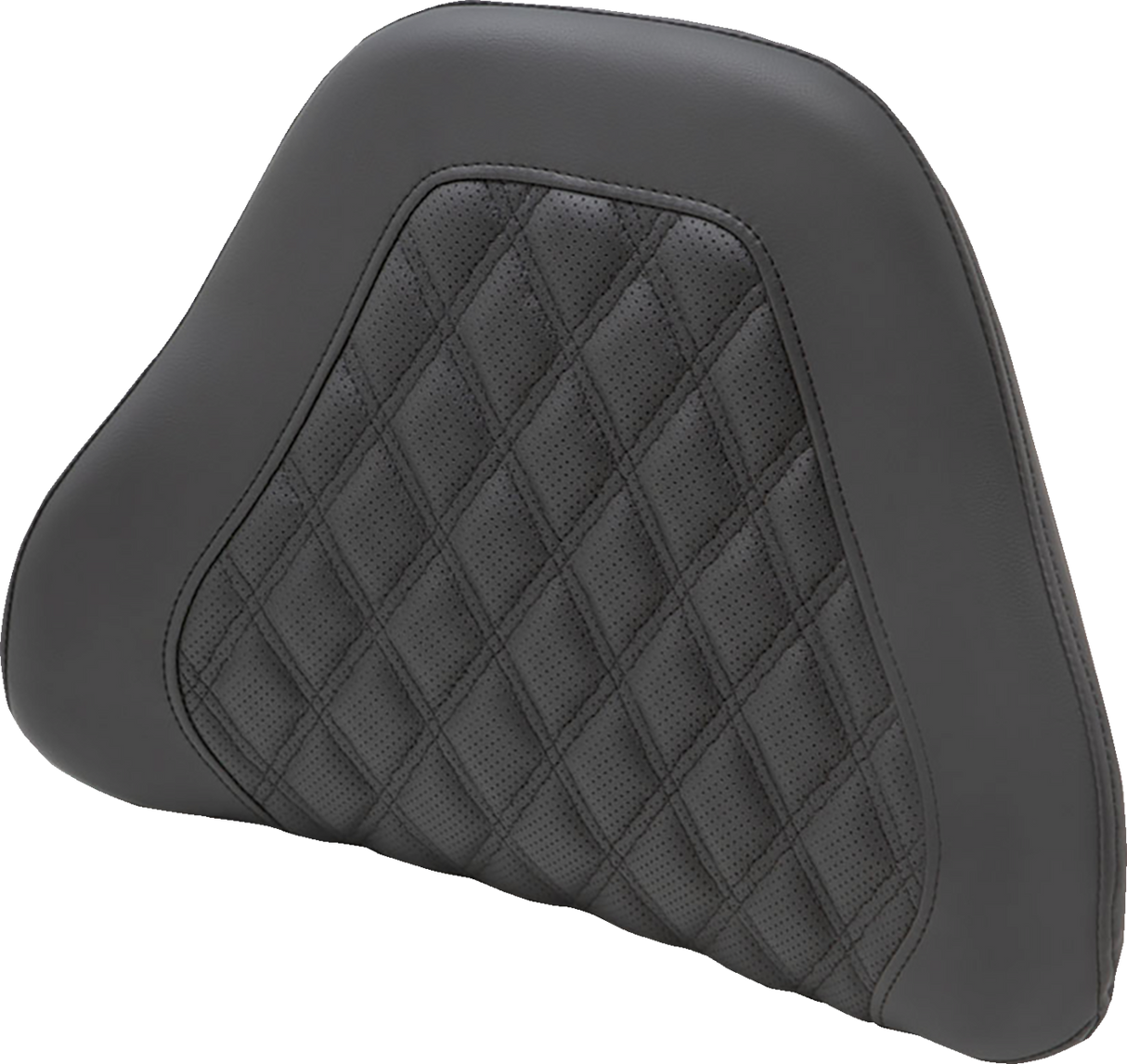 SADDLEMEN Tour-Pak Backrest Pad Cover - Lattice Stitched - Black 88-11885LS