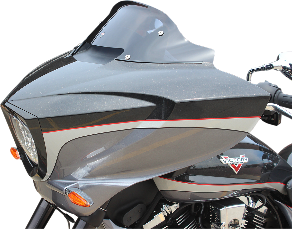 KLOCK WERKS Flare Windshield - 20-1/4" - Dark Smoke - Victory KWW-06-0431