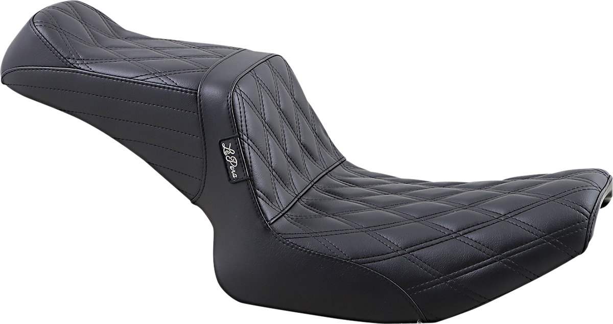 LE PERA Tailwhip Seat - Double Diamond - Black - FXR '82-'00 L-588DD