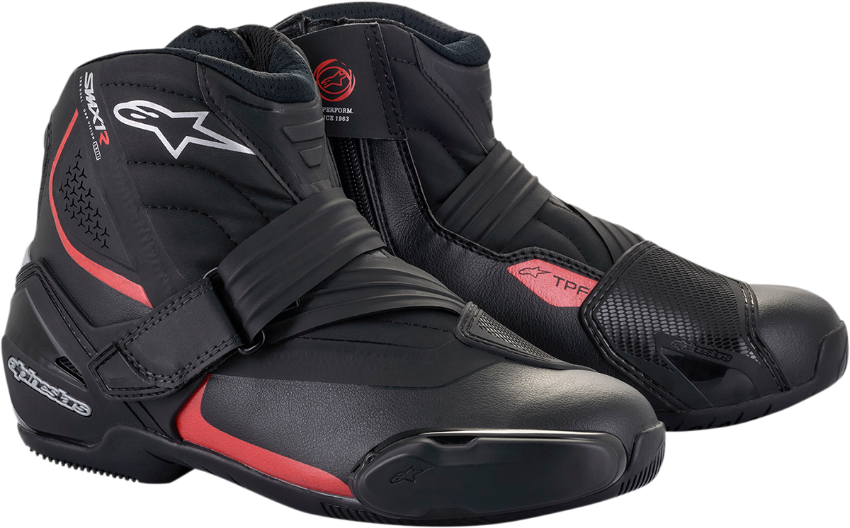 ALPINESTARS SMX-1 R v2 Boots - Black/Red - US 9 / EU 43 2224521-13-43