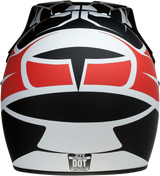 Z1R Child Rise Motorcycle Helmet - Flame - Red - L/XL 0111-1434