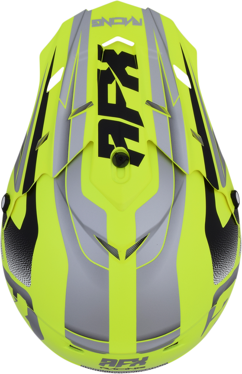 AFX FX-17 Peak - Force - Matte Neon Yellow/Silver 0132-1177