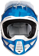 MOOSE RACING F.I. Helmet - Agroid Camo - MIPS® - Blue/White - XS 0110-7766