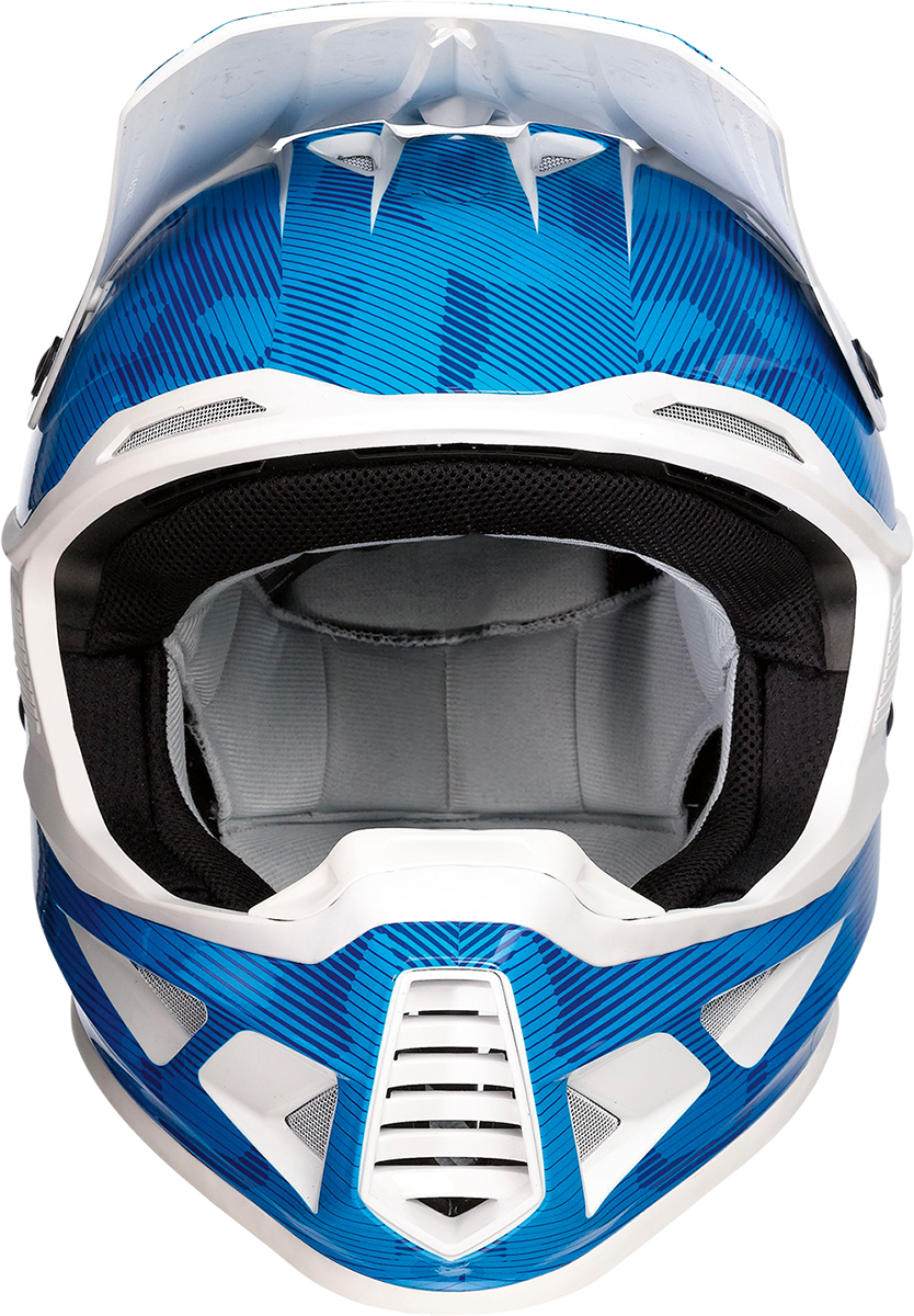 MOOSE RACING F.I. Helmet - Agroid Camo - MIPS® - Blue/White - 3XL 0110-7772