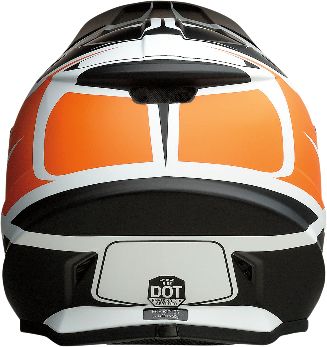 Z1R Rise Motorcycle Helmet - Flame - Orange - Small 0110-7233