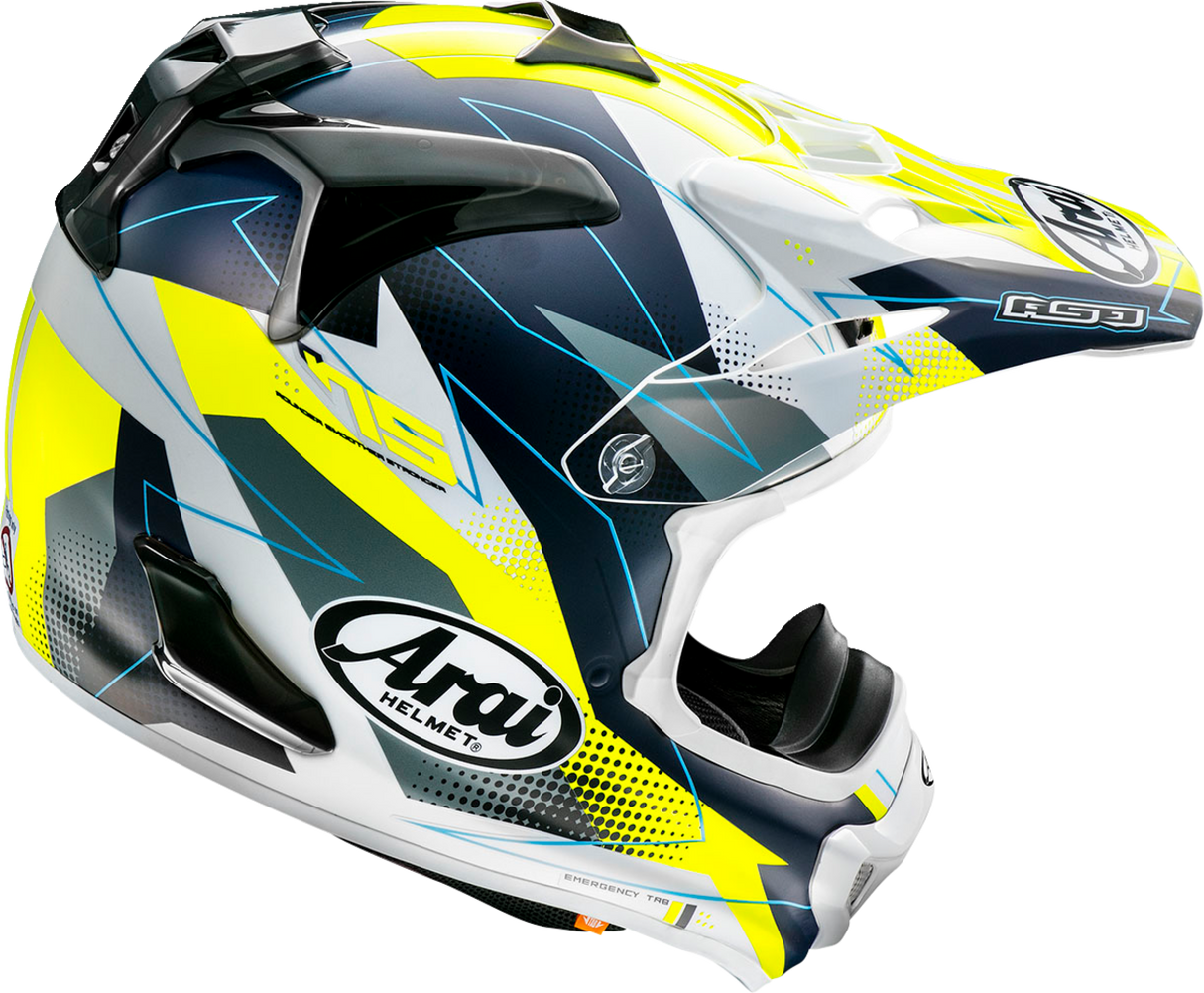 ARAI VX-Pro4 Motorcycle Helmet - Resolute - Yellow - Small 0110-8483