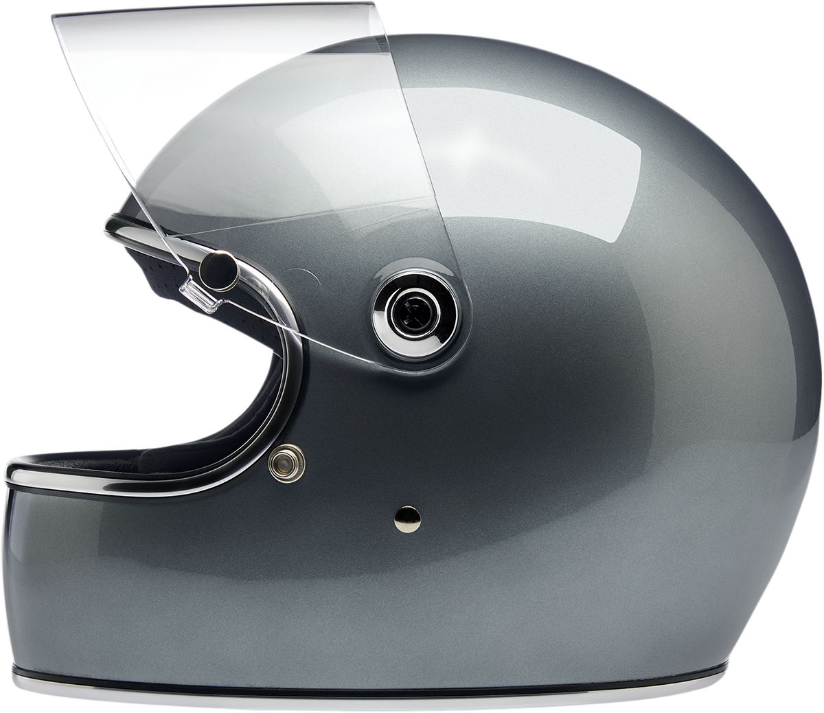 BILTWELL Gringo S Motorcycle Helmet - Metallic Sterling - XS 1003-340-101